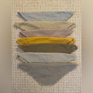 Muslin baby bandana bibs